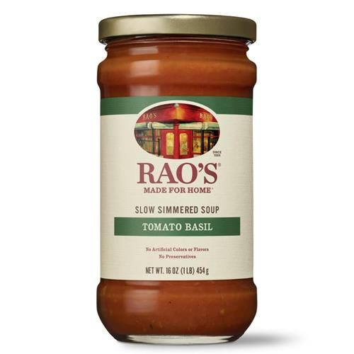 Raos Made For Home Tomato Basil Soup, 16Oz, Traditional Italian Heat And Serve Soup, Made With Premium Quality Ingredients