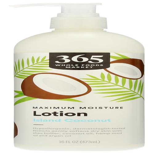 Whole Foods Market Lotion Maximum Moisture Island Coconut, 16 Fl Oz