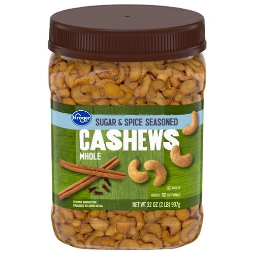 Kroger Sugar & Spice Cashews 32 oz