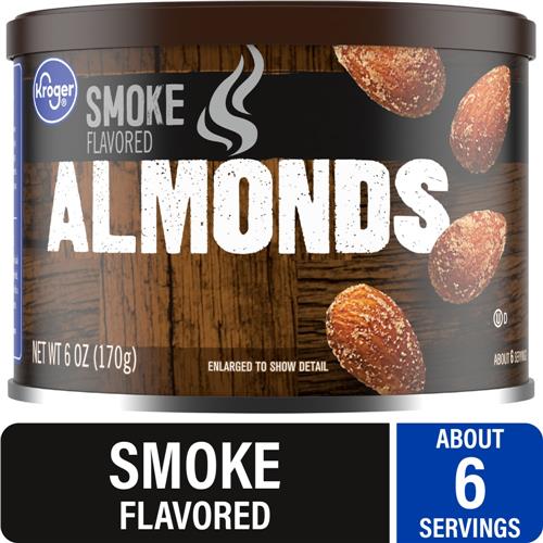 Kroger Smoke Almonds 6 oz
