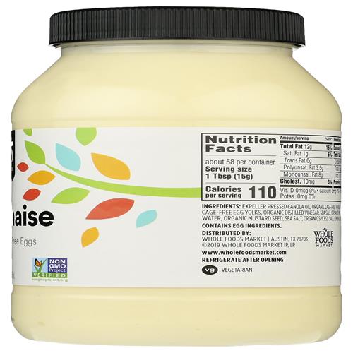 Whole Foods Market Mayonnaise, 32 Fz
