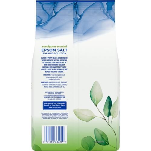 Kroger Soothe Eucalyptus Epsom Salt 3 lb