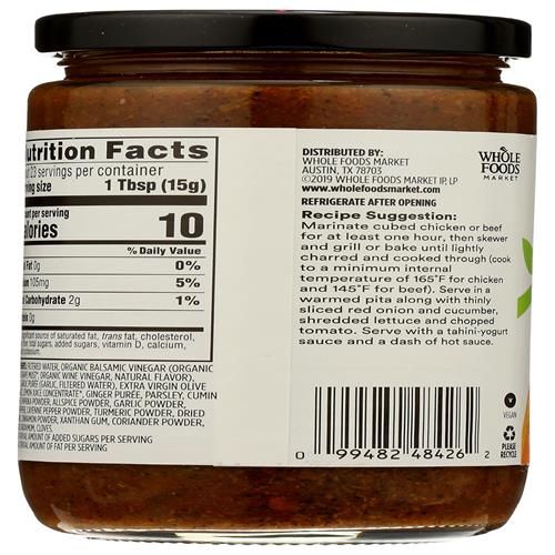 Whole Foods Market Shawarma Sauce, 12 Ounce