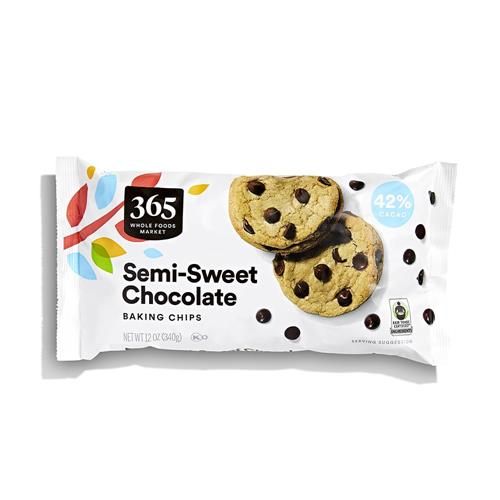 Whole Foods Market Semi-Sweet Chocolate Baking Chips, 12 Ounce