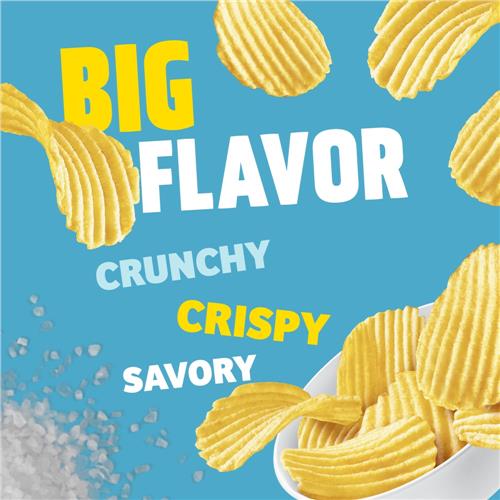 Kroger Lightly Salted Wavy Potato Chips 7.75 oz