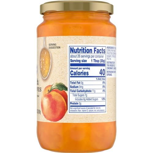 Kroger Peach Preserves 18 oz