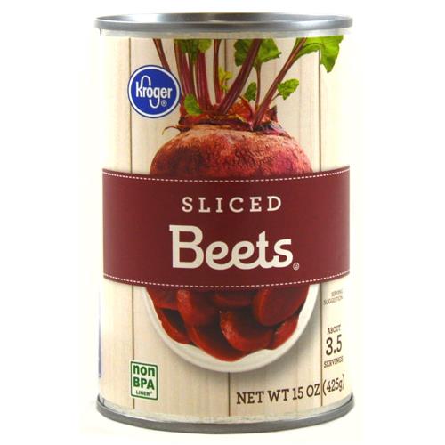 Kroger Sliced Beets 15 oz