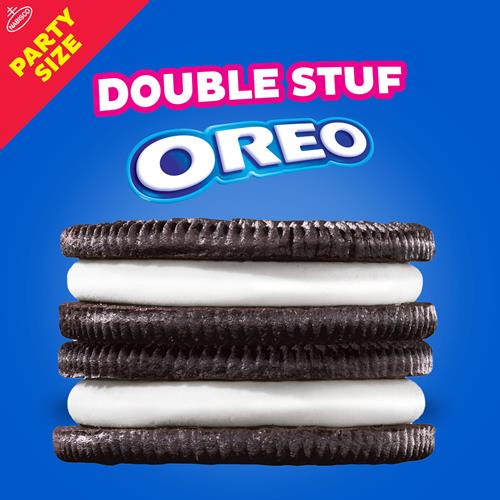 Oreo Double Stuf Chocolate Sandwich Cookies, Party Size, 24.95 Oz