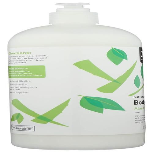 Whole Foods Market Body Wash Moisturizing Aloe & White Tea, 32 Fl Oz