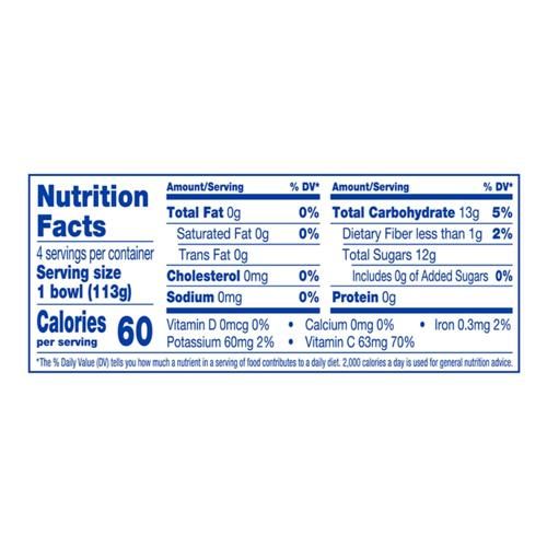 Kroger Pineapple Tidbits Cups in 100% Pineapple Juice 4 ct / 4 oz