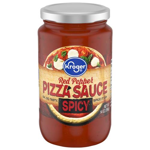 Kroger Spicy Red Pepper Pizza Sauce 14 oz