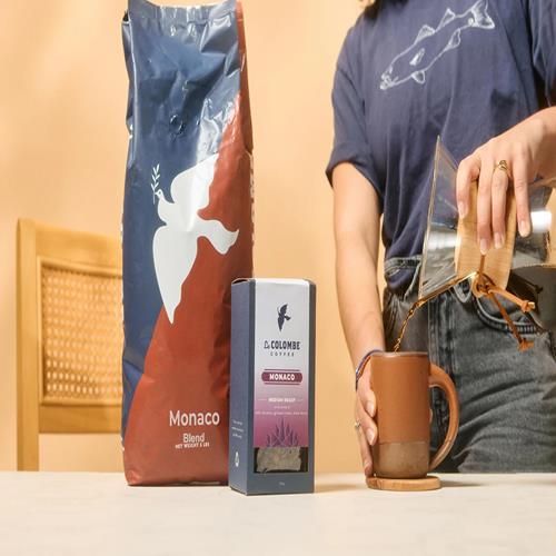 La Colombe Monaco Medium Roast Whole Bean Coffee - Notes Of Milk Chocolate, Graham Cracker, Black Cherry, 12 Ounce (Pack Of 1)