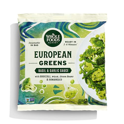 Whole Foods Market, European Greens Vegetable Blend, 12 Ounce