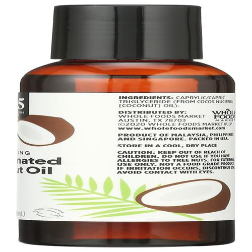 Whole Foods Market Fractionated Coconut Oil, 4 Fl Oz
