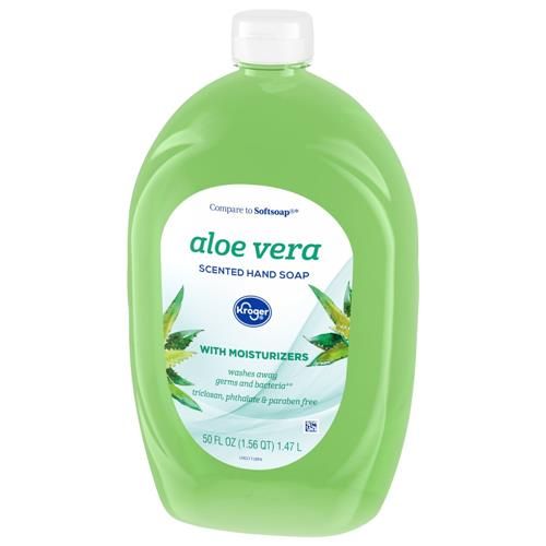 Kroger Aloe Vera Scent Antibacterial Liquid Hand Soap Refill 50 fl oz