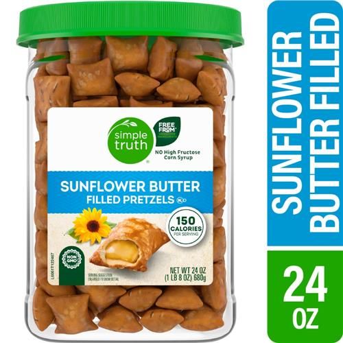 Simple Truth Sunflower Butter Filled Pretzels 24 oz