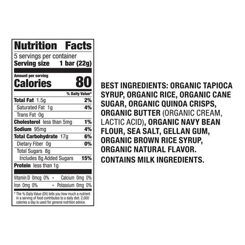 Annies Organic Original Crispy Snack Bars, Gluten Free, 3.9 Oz, 5 Ct.