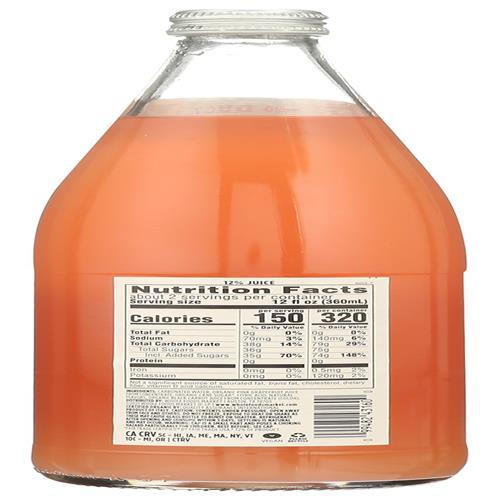 Whole Foods Market Organic Pink Grapefruit Italian Soda, 25.4 Fz