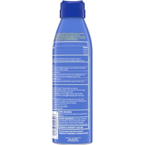 Kroger Moisturizing Sunscreen Spray SPF 30 5.5 fl oz
