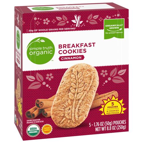 Simple Truth Organic Cinnamon Breakfast Cookies 5 ct / 1.76 oz