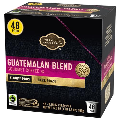 Private Selection Guatemalan Blend Dark Roast Coffee Pods 48 ct