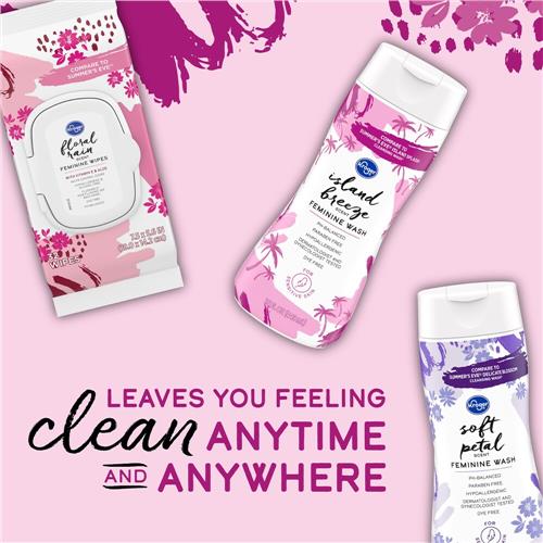 Kroger Feminine Wash Hypoallergenic Island Breeze Scent 15 fl oz