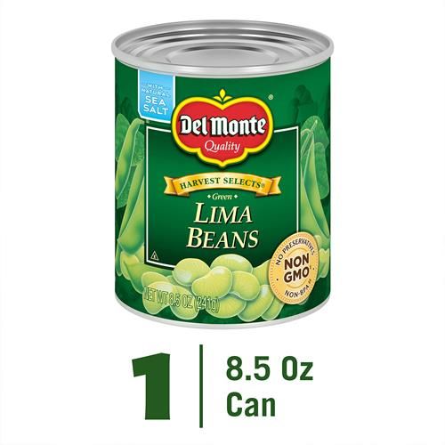 Del Monte Canned Fresh Cut Green Lima Beans, 8.5 Ounce