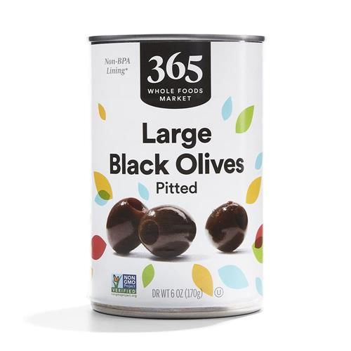 Whole Foods Market Ripe Large Pitted Olives, 6 Ounce