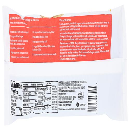 Whole Foods Market Semi-Sweet Chocolate Baking Chips, 12 Ounce