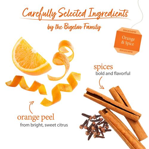 Bigelow Tea Orange And Spice Tea, 20 Ct