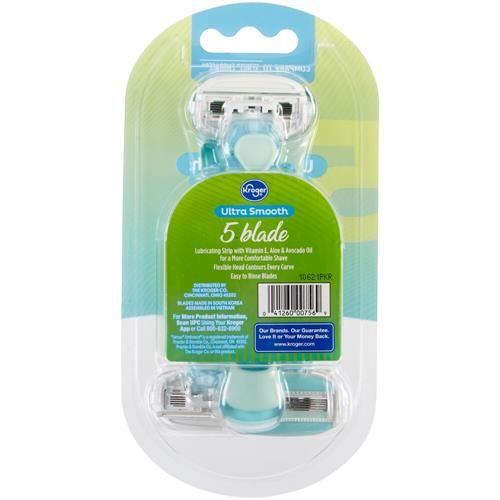 Kroger Womens 5-Blade Disposable Razors 3 ct