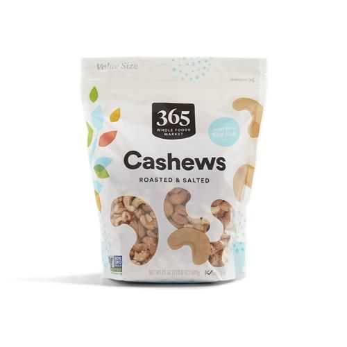 Whole Foods Market Roasted & Salted Cashews, 24 Ounce