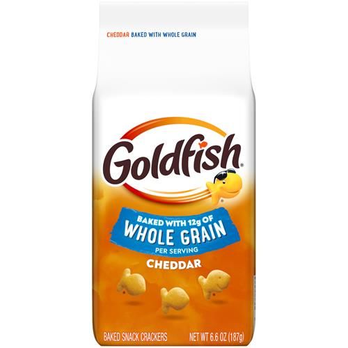 Pepperidge Farm Goldfish Cheddar Crackers, Baked With Whole Grain, 6.6 Oz