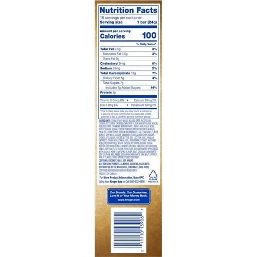 Kroger Cookies & Créme Chewy Granola Bars 18 ct / 0.84 oz