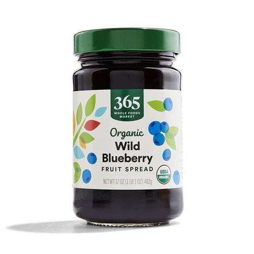 Whole Foods Market Organic Wild Blueberry Fruit Spread, 17 Oz
