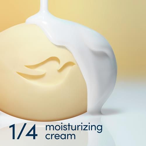 Dove Beauty Bar Soap Shea Butter, 6 Bars For Nourished, Radiant Skin, Enriches Skin 3.75 Oz