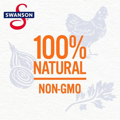 Swanson 100% Natural Chicken Broth, 14.5 Oz Can (Pack Of 4)