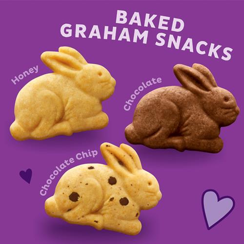 Annies Organic Friends Bunny Grahams, Chocolate Chip, Chocolate, And Honey Baked Graham Snacks, 11.25 Oz