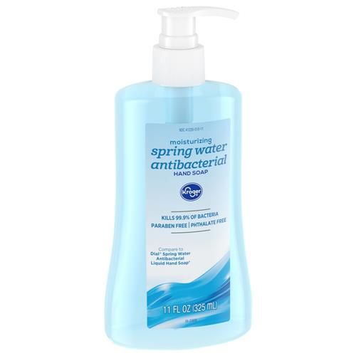 Kroger Spring Water Scent Antibacterial Liquid Hand Soap 11 oz