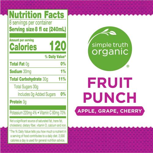 Simple Truth Organic Fruit Punch 64 fl oz