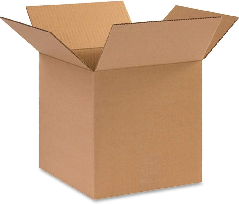 Cube Shipping Boxes 12"L X 12"W X 12"H (25-Pack) - Small Corrugated Cardboard Packaging Boxes for Shipping, Packing, Moving, and Storage at Home, Office, or Business