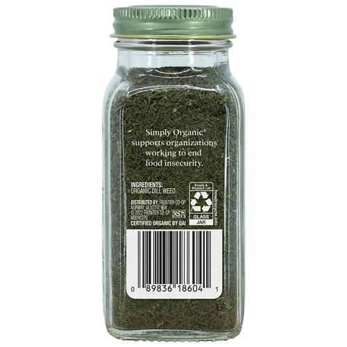 Simply Organic Dill Weed Cut & Sifted, 0.81 Oz