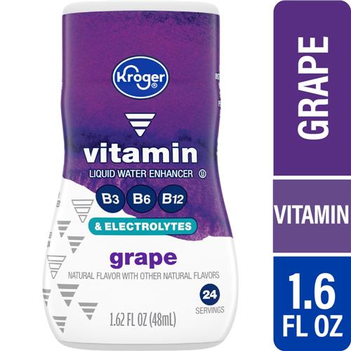 Kroger Vitamin Grape Water Enhancer Bottle 1.62 fl oz