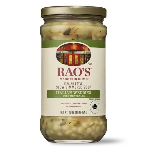 Raos Made For Home Italian Wedding Soup, 16Oz, Traditional Italian Heat And Serve Soup, Made With Premium Quality Vegetables