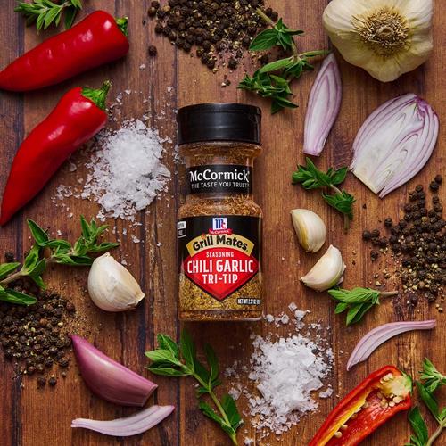 Mccormick Grill Mates Chili Garlic Tri-Tip Seasoning, 2.37 Oz