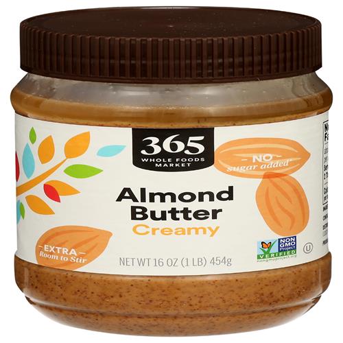 Whole Foods Market, Almond Butter Creamy, 16 Oz
