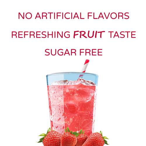 Crystal Light Sugar-Free Wild Strawberry Drink Mix With Caffeine (10 On-The-Go Packets)