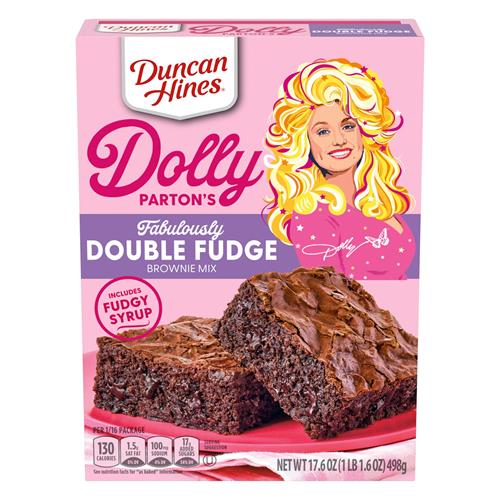 Duncan Hines Dolly Partons Fabulously Double Fudge Brownie Mix, 17.6 Oz.