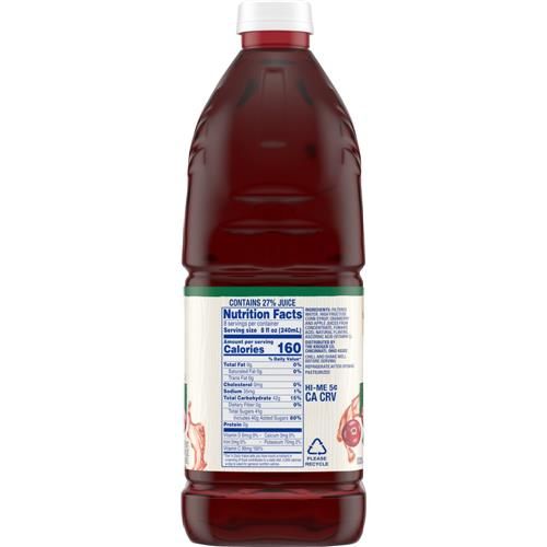 Kroger Cranberry Apple Juice Cocktail 64 fl oz
