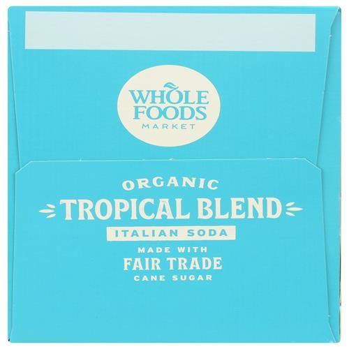 Whole Foods Market Organic Tropical Blend Italian Soda, 11.2 Fl Oz (Pack Of 4)